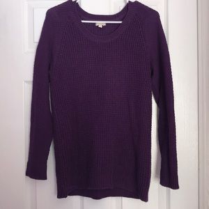Purple Knitted Sweater L